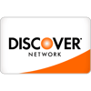 Logo van Discover Network met opvallende, zwarte tekst en een oranje, verlopende boog in de rechterbenedenhoek.