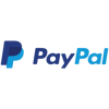 PayPal-logo met een gestileerde blauwe 'P' en het woord 'PayPal' in donkerblauwe en lichtblauwe letters.