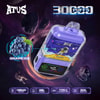 Atis Box Mod da 30 W con sfondo viola.