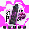 Stagbar Pulse Vape Device In Grape Ice Flavor With Vibrant Purple Accents, Digital Display Features, And Grape Imagery Highlighted With The Text '35,000 Puffs'.