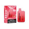Bang Blaze Bc5000 Disposable Vape Device And Packaging In Strawberry Ice Cream Flavor, With 5000 Puffs Indicated And A Nicotine Addiction Warning Label.