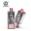 Due dispositivi vape Crystal 4 In 1 con quattro gusti e gusto Fragola Mango, dal design spaziale con astronauta e pianeti sulla confezione.