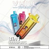 Vhill Triple 90000 Disposable Vape With 90K Puffs, Triple Flavor Switch And Lcd Screen, Shown Upright Against A Seamless Background