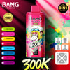 Bang Legend 300000 Kiwi Passion Fruit Guava &Amp; Grape Ice &Amp; Passionate Kiss &Amp; Watermelon Sour Peach Flavor Packaging.