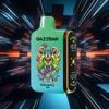 Sour Apple Ice Gazzbar Rocket 20000 Flavor Box With Green Apple And Ice Crystals, Vibrant Neon Green Theme