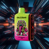 Gazzbar Rocket 20000 Strawberry Kiwi Flavor Box Showing Ripe Strawberry And Kiwi Fruit With Vibrant Green And Red Design