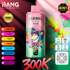 Bang Legend 300000 Watermelon Bubble Gum &Amp; Blueberry Peach Ice &Amp; Cantaloupe Apple &Amp; Strawberry Banana Flavor Packaging.