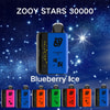 Zooy Stars 30000 Blueberry Ice Flavor Disposable Vape Packaging Box