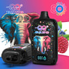 Packaging Of Qq Bang 80000 Blueberry Raspberry Vape Mixing Tangy Berries