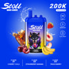 Bang Leader Stoll 200K Triple Flavor Box: Cherry Cola, Strawberry Banana, Peach Berry.