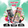 Razz Bar 60000 Crystal-Clear Disposable Vape Device With 60K Puffs And Visible 20Ml E-Liquid Reservoir