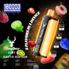 Stag Bar 180000 Exotic Edition Box With Energy Drink, Cola, And Fruity Ice Blends