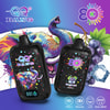 Packaging Of Qq Bang 80000 Grape Ice Disposable Vape With Purple Ice Grape Design