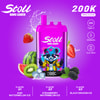 Stoll 200K Triple Ice Flavor Box: Kiwi Watermelon Ice, Strawberry Watermelon Ice, Black Dragon Ice.