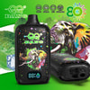 Packaging Of Qq Bang 80000 Mint Ice Disposable Vape With Crisp Mint Leaf And Frost