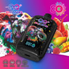 Packaging Of Qq Bang 80000 Mixed Fruit Disposable Vape With Assorted Fruit Graphics