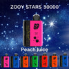 Zooy Stars 30000 Peach Juice Flavor Disposable Vape Packaging Box