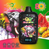 Packaging Of Qq Bang 80000 Strawberry Mango Watermelon Vape Showing Tropical Fruit Medley