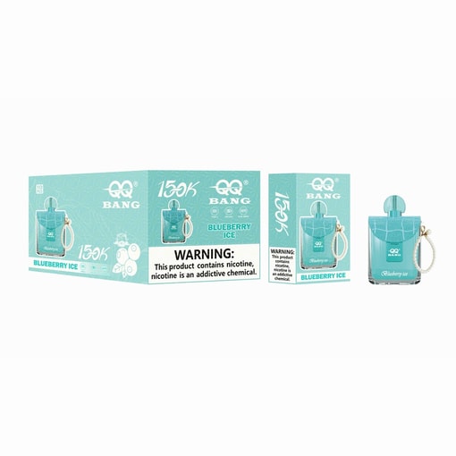 Qq Bang Perfume 150K Blueberry Ice Single-Flavor Vape Box