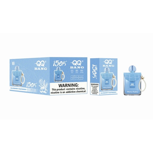 Qq Bang Perfume 150K Blueberry Raspberry Single-Flavor Vape Box
