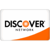 Logo van Discover Network met opvallende, zwarte tekst en een oranje, verlopende boog in de rechterbenedenhoek.