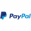 PayPal-logo met een gestileerde blauwe 'P' en het woord 'PayPal' in donkerblauwe en lichtblauwe letters.
