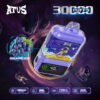 De Atis 30W Box Mod met een paarse achtergrond.