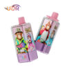 Uor 120000 Puffs 4In1 Flavors Disposable Vape Watermelon Ice &Amp; Blueberry Mint &Amp; Fuji Apple Ice &Amp; Lime Romance