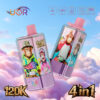 Uor 120000 Puffs 4In1 Flavors Disposable Vape