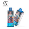 Two Blue-Capped Four Flavor Crystal 4-In-1 Vape Devices Featuring An Astronaut Illustration And Labeled Strawberry Ice, With The Four Flavor Logo And Branding Above.